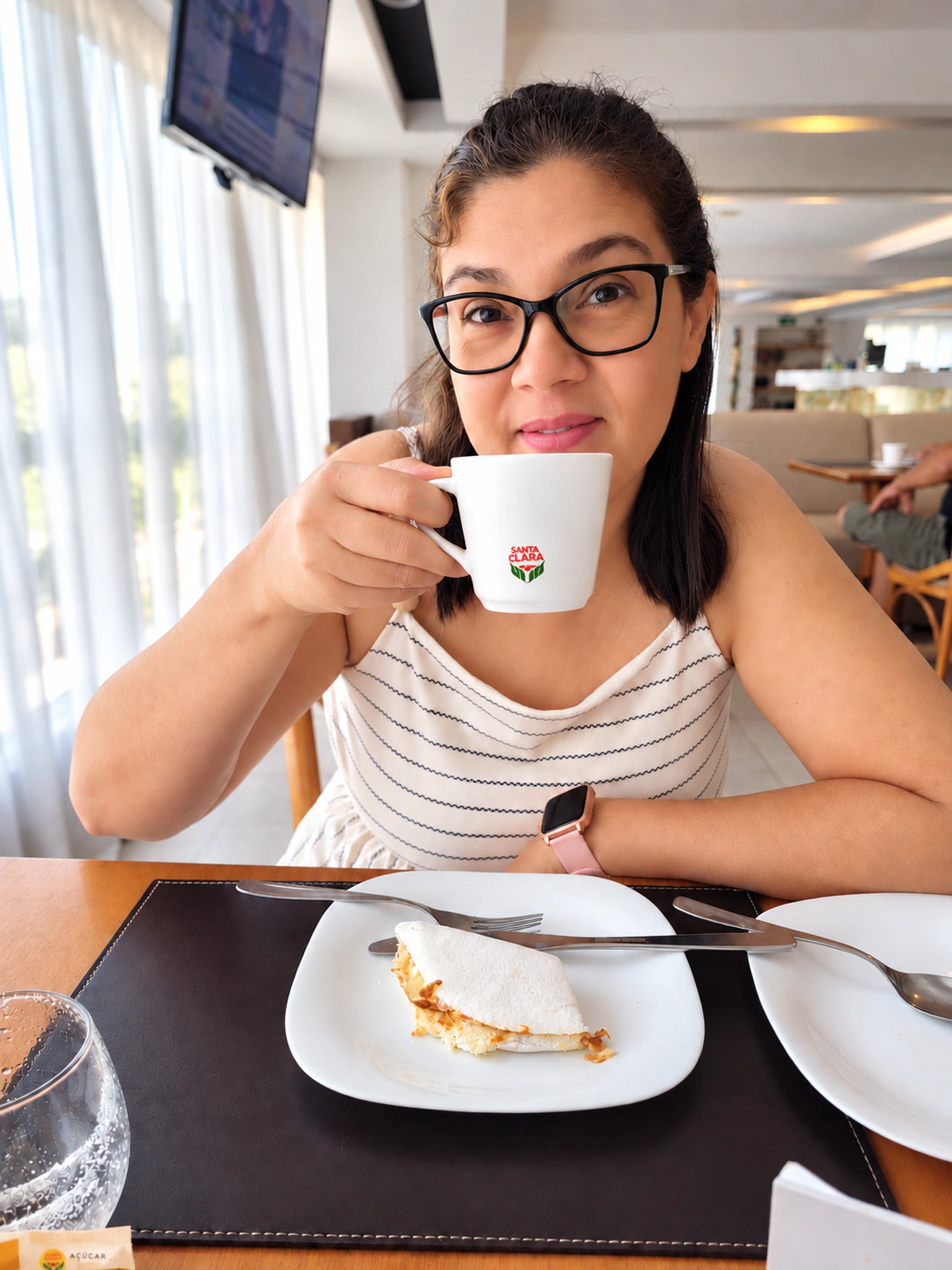 Sueli comemorando seu aniversário